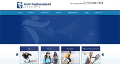 Desktop Screenshot of jointreplacementassociates.com